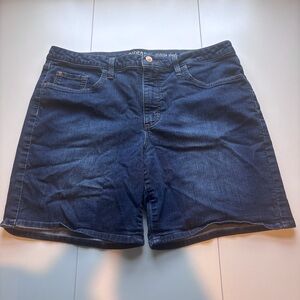 Lee Women's Dark Blue Jean Shorts